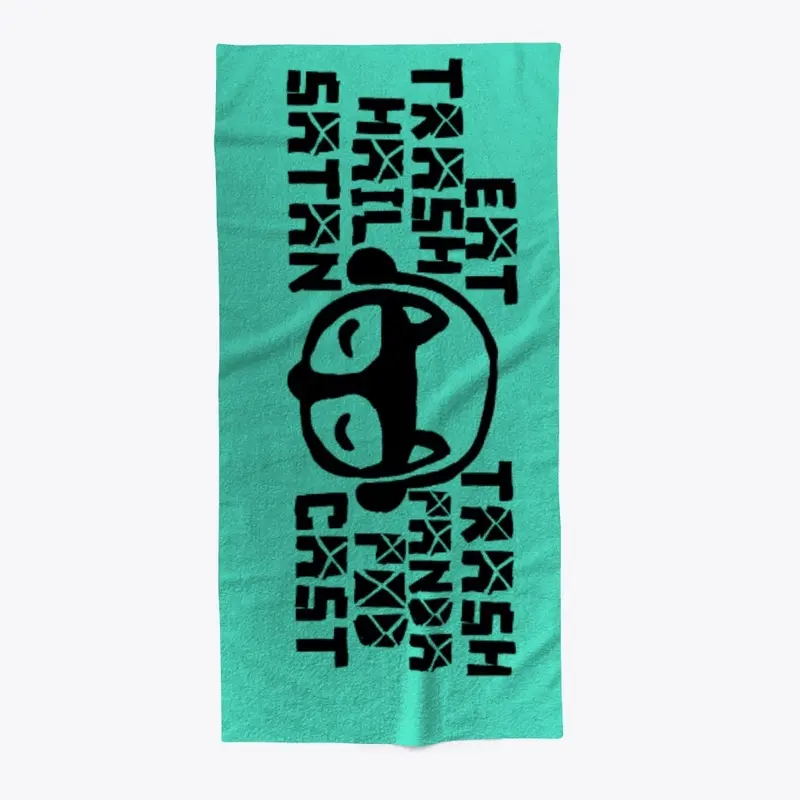 Trashpanda beach towel